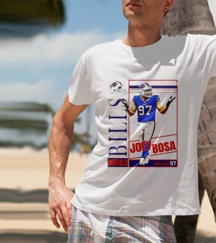 Joey Bosa Buffalo Bills Edge Rusher 97 NFL Football T-Shirt