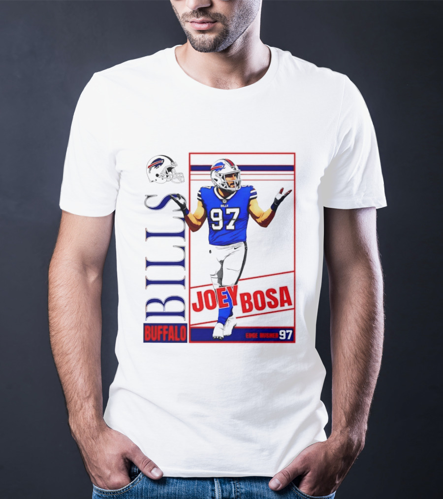 Joey Bosa Buffalo Bills Edge Rusher 97 NFL Football T-Shirt