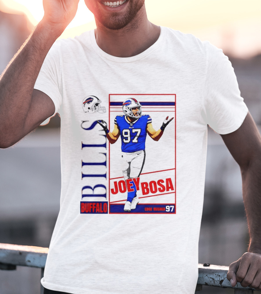 Joey Bosa Buffalo Bills Edge Rusher 97 NFL Football T-Shirt