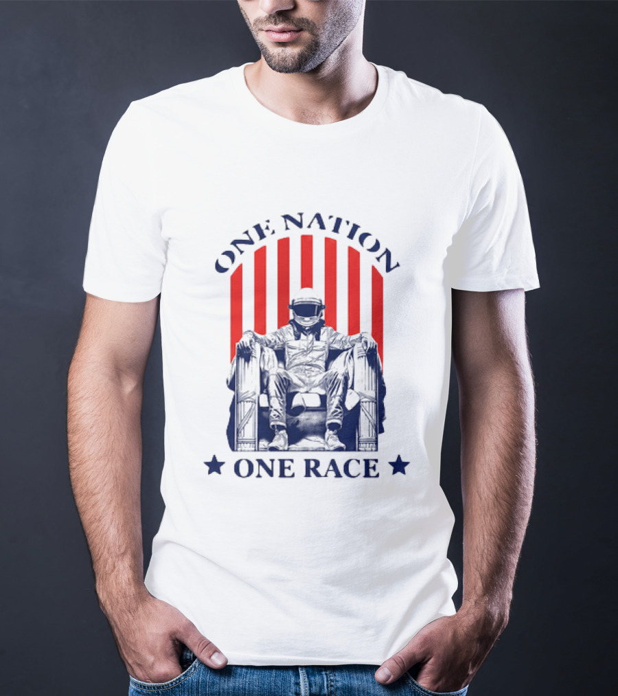 One Nation One Race Freedom 250 Grand Prix Racing Champion T-Shirt