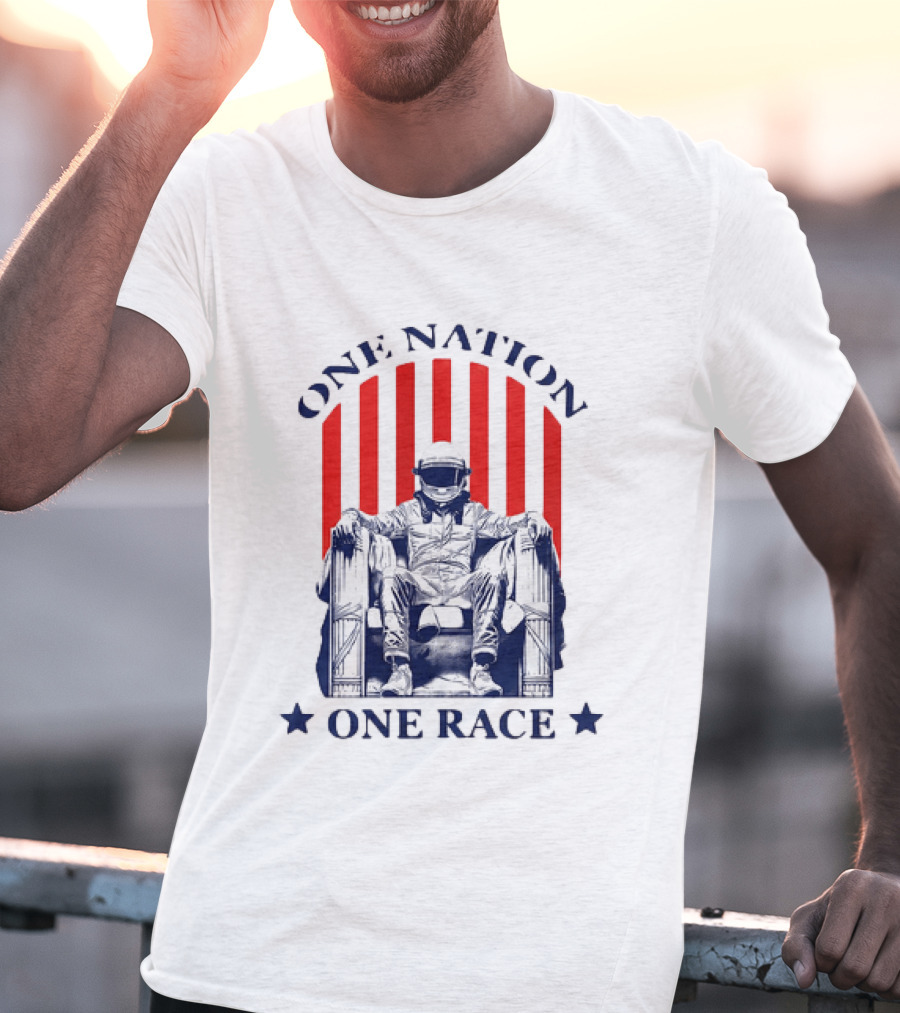 One Nation One Race Freedom 250 Grand Prix Racing Champion T-Shirt