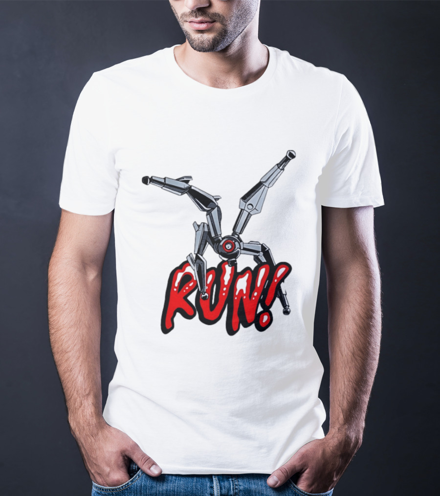 Robot Leaper ARC Raiders RUN Cyborg Invasion T-Shirt