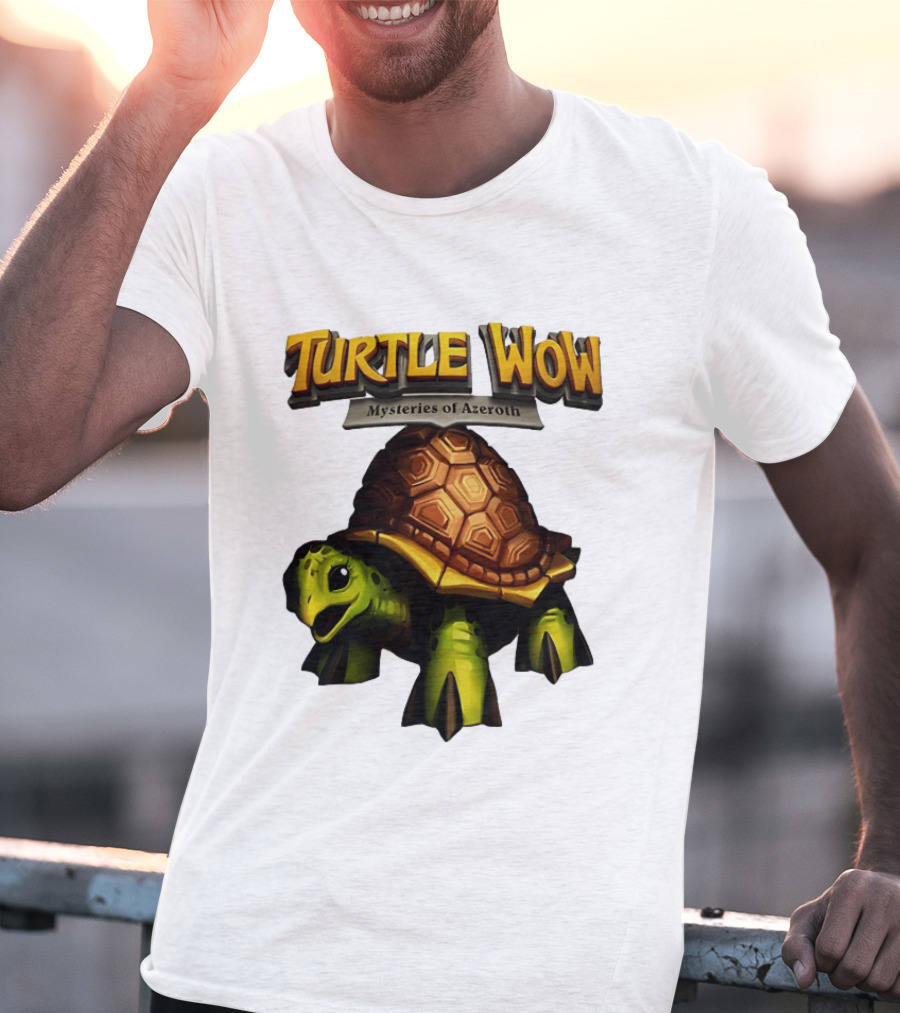 Turtle WoW Mysteries Of Azeroth Tortoise Adventure T-Shirt