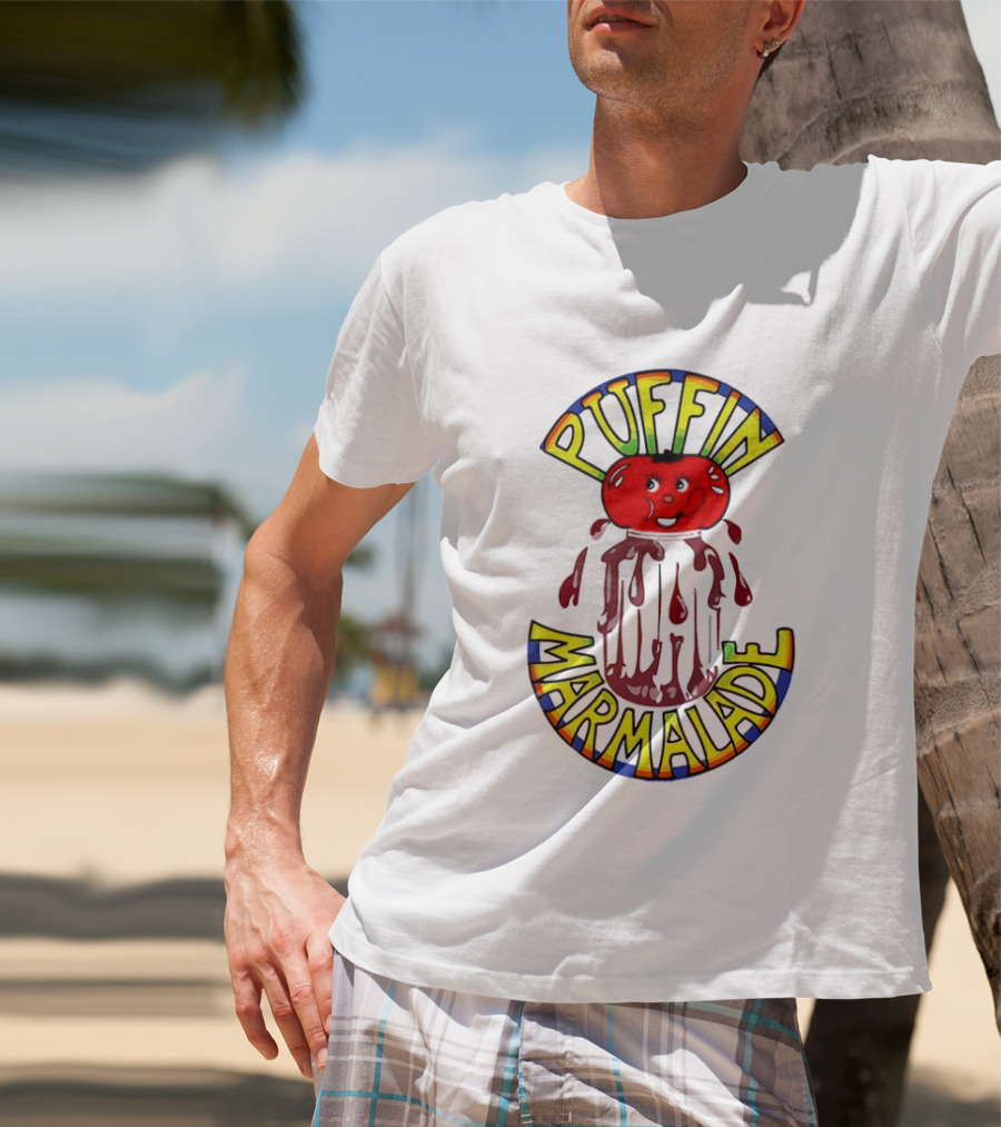 Puffin Marmelade Tomato Jam Zwei Asse Trumpfen Auf T-Shirt