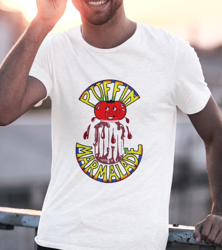 Puffin Marmelade Tomato Jam Zwei Asse Trumpfen Auf T-Shirt