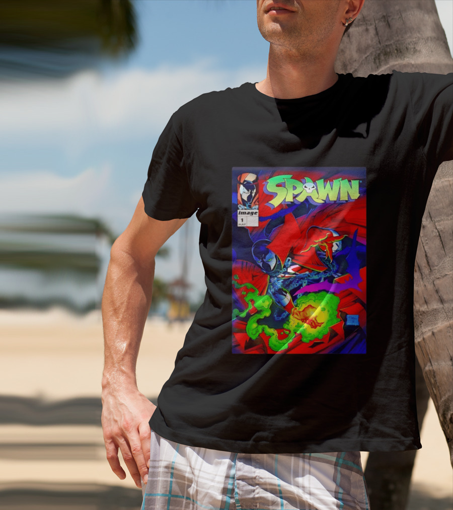 Spawn Image Comics May Issue 1 Albert Al Simmons 1992 T-Shirt