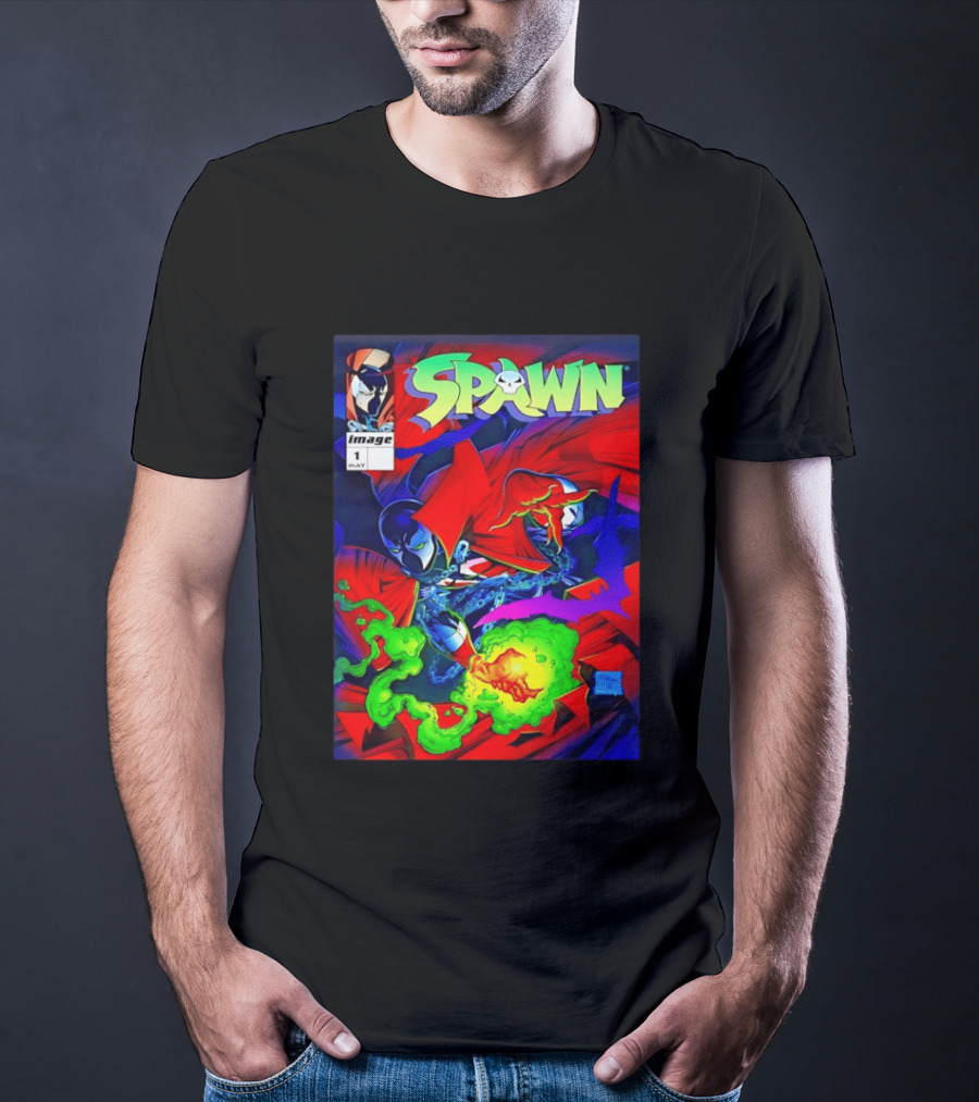 Spawn Image Comics May Issue 1 Albert Al Simmons 1992 T-Shirt