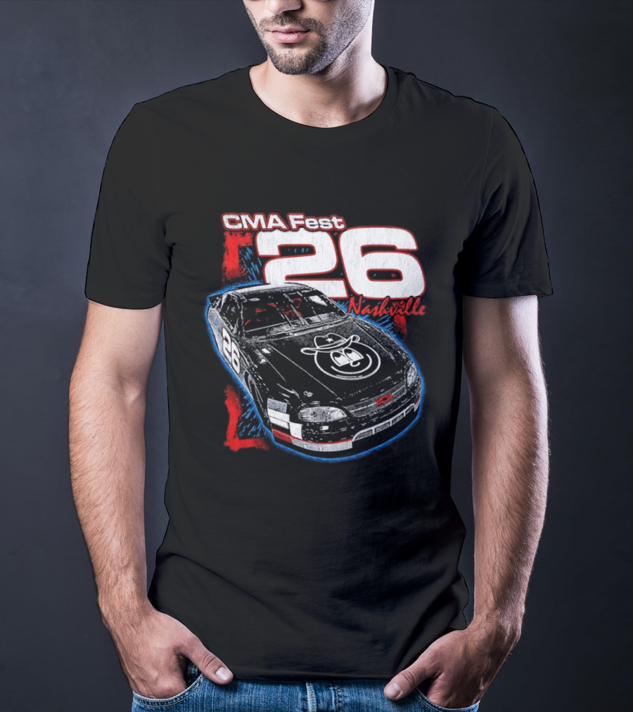 CMA Fest 26 Race Car Nashville 2026 T-Shirt