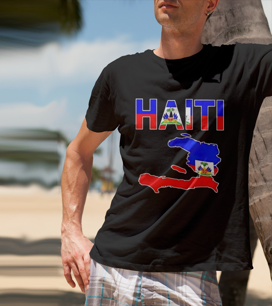 Haiti Flag Day 2026 Map Flag Haitian Pride Celebration T-Shirt