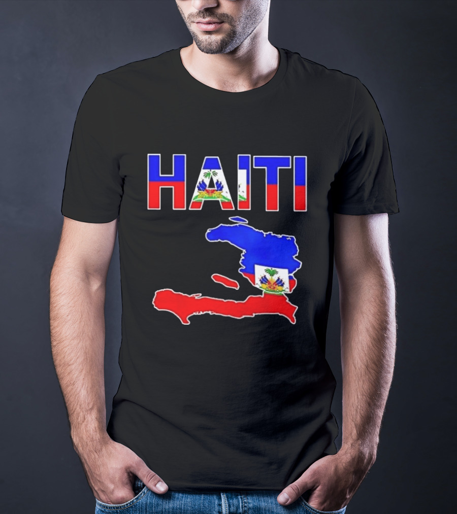 Haiti Flag Day 2026 Map Flag Haitian Pride Celebration T-Shirt