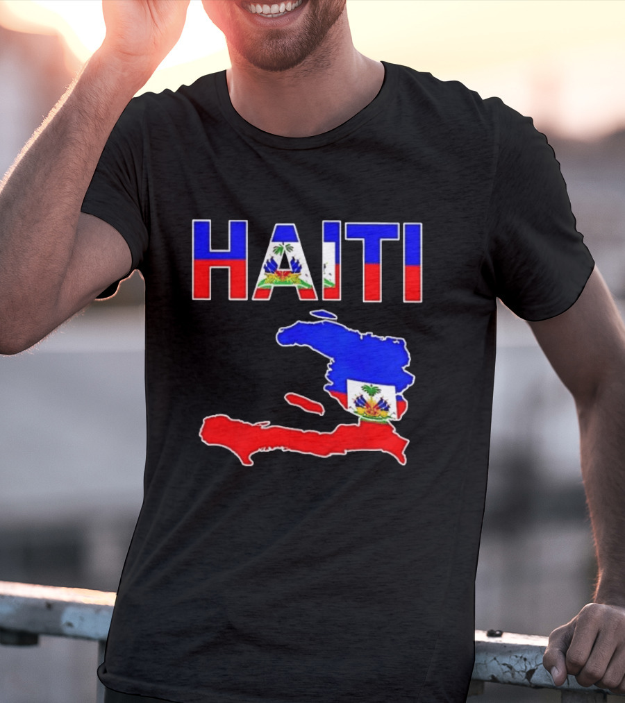 Haiti Flag Day 2026 Map Flag Haitian Pride Celebration T-Shirt