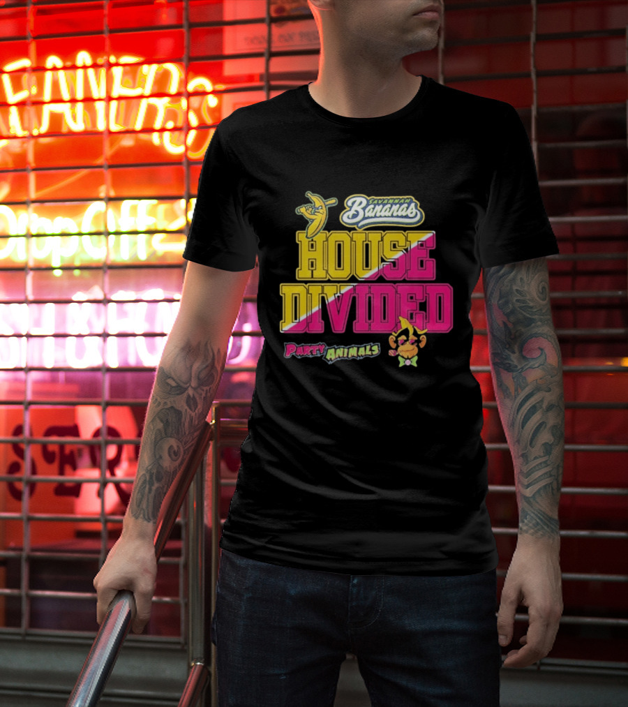 Savannah Bananas House Divided Party Animals T-Shirt
