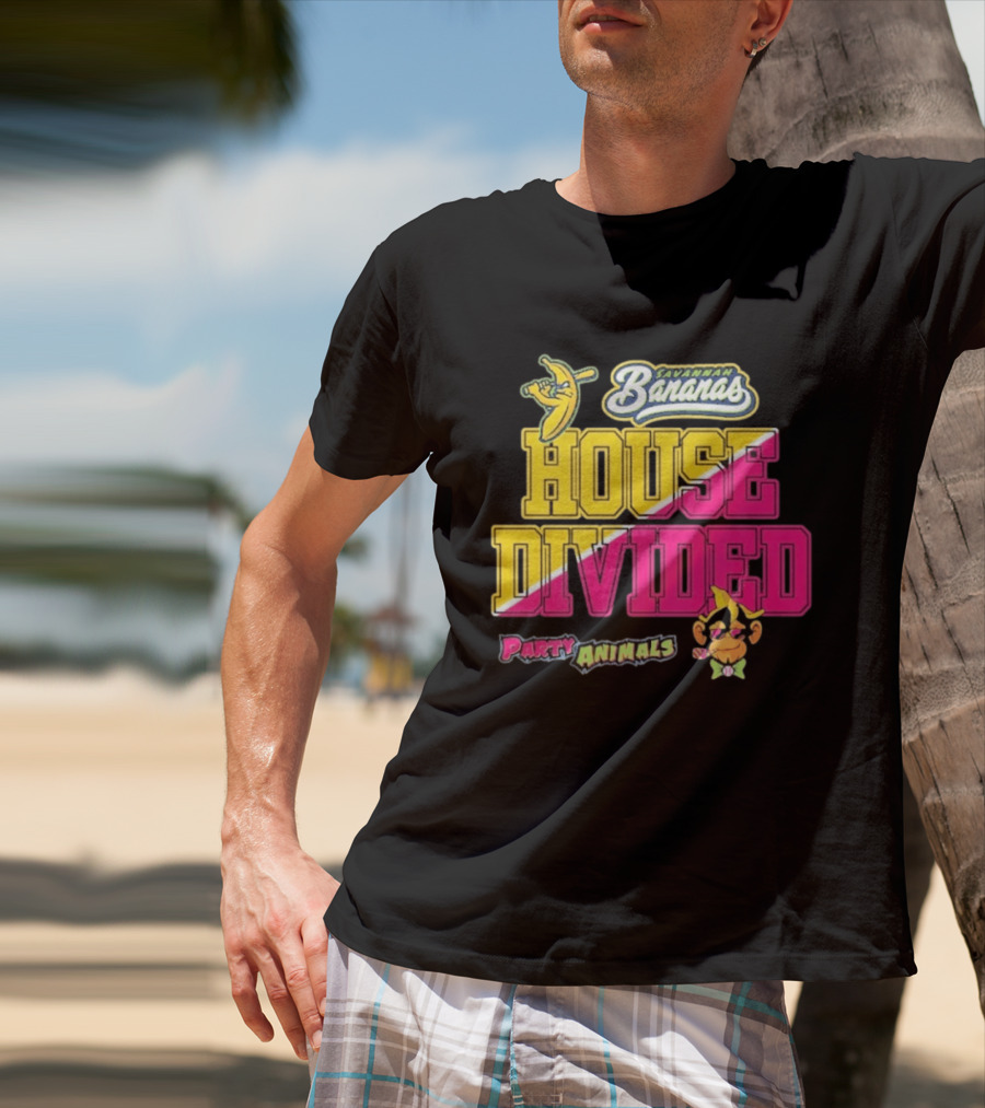 Savannah Bananas House Divided Party Animals T-Shirt