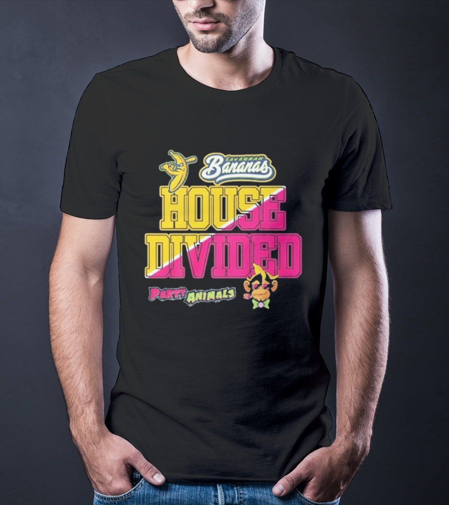 Savannah Bananas House Divided Party Animals T-Shirt