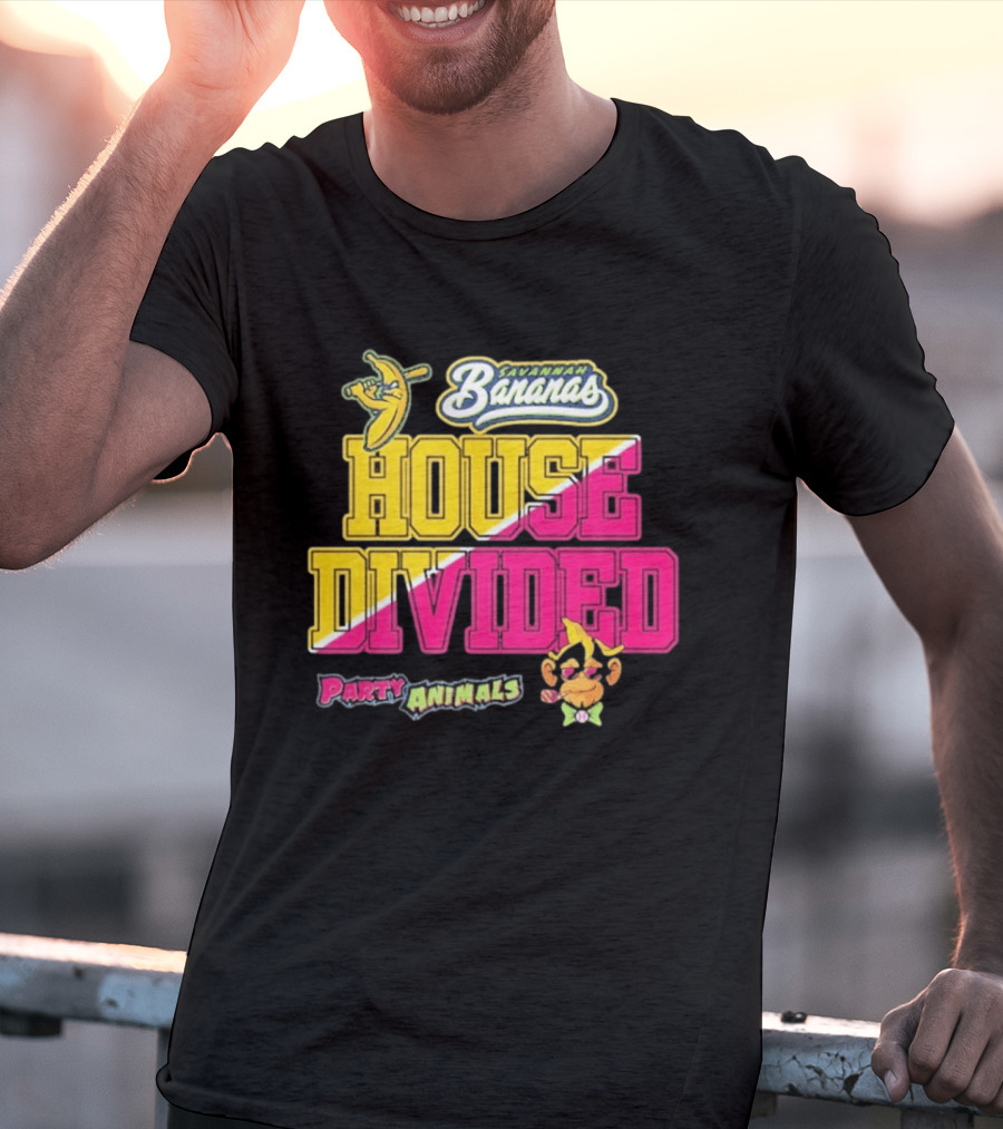 Savannah Bananas House Divided Party Animals T-Shirt