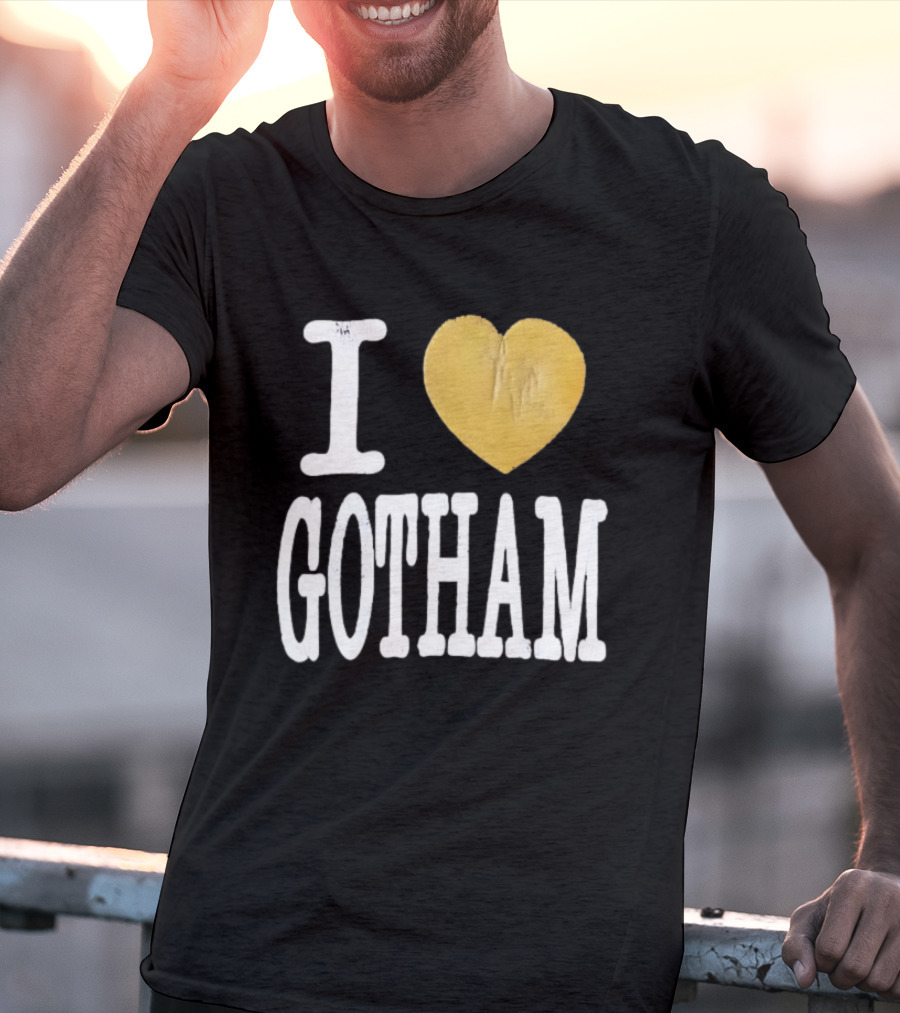 I Heart Gotham Golden Love T-Shirt