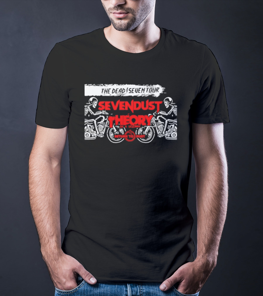 Sevendust Theory The Dead Seven Tour Return To Dust 2026 T-Shirt