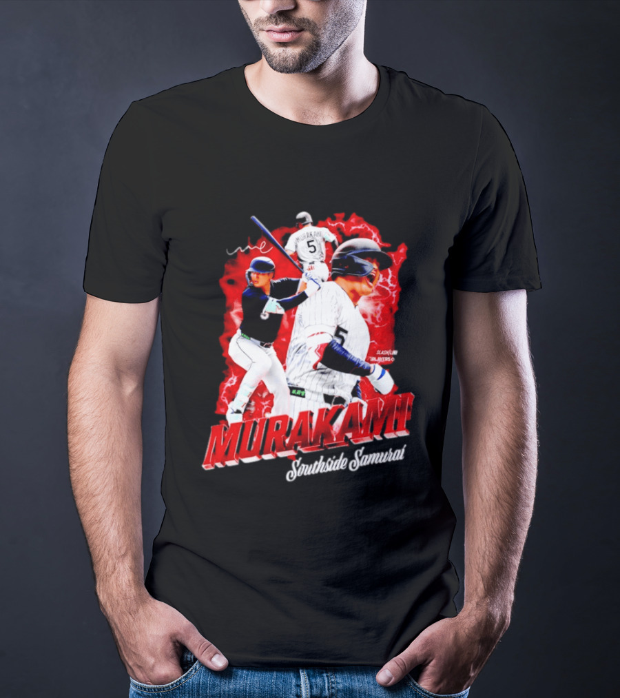 Munetaka Murakami Southside Samurai Baseball Players MLB Commendation T-Shirt