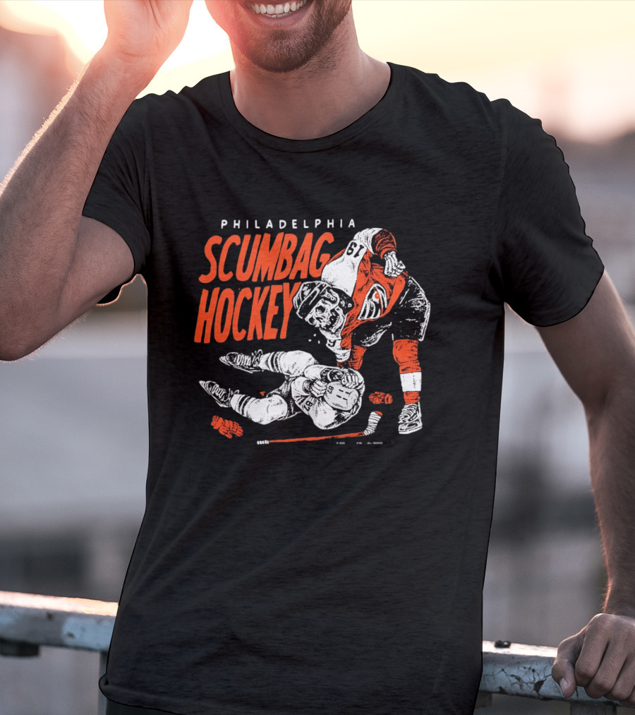 Philadelphia Scumbag Hockey Philadelphia Flyers T-Shirt