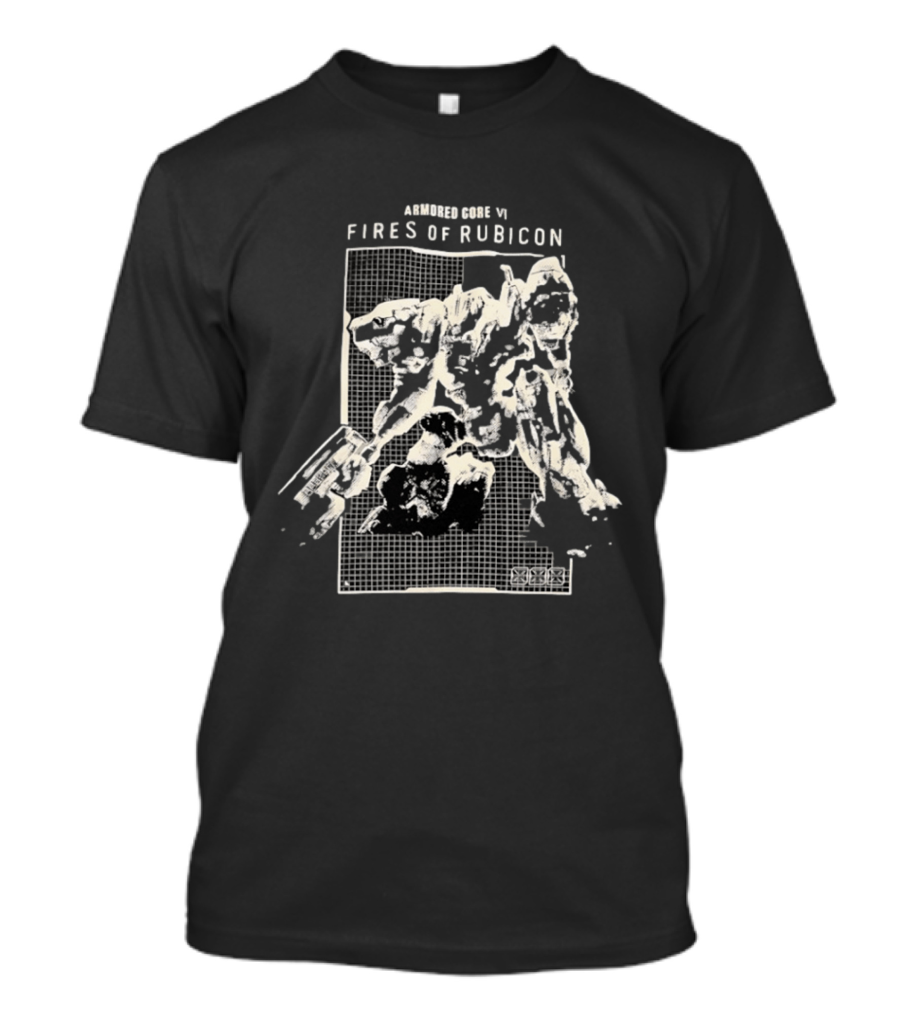 Armored Core VI Fires Of Rubicon Mecha Combat Action T-Shirt