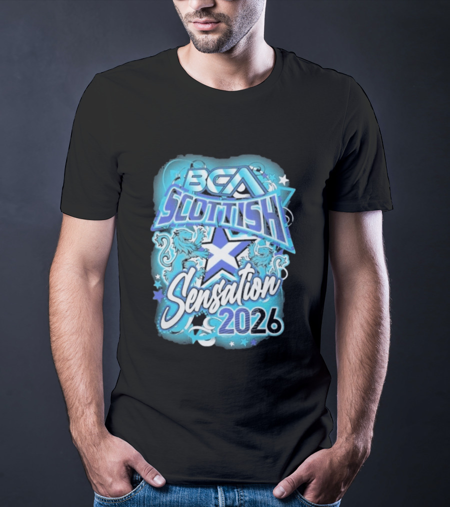 BCA Scottish Sensation 2026 Lions And Stars Competition T-Shirt