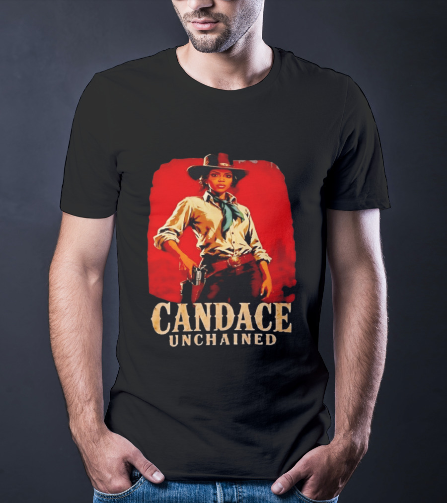 Candace Unchained Western Cowgirl T-Shirt