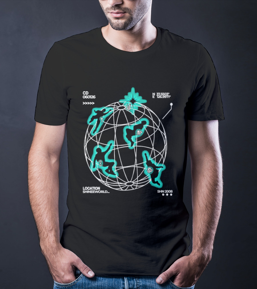 Location Shineeworld SHN2008 08 Cosmos Discover T-Shirt
