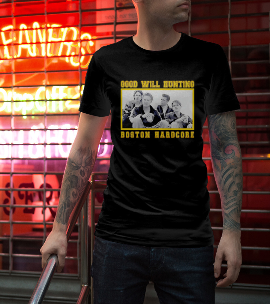 Good Will Hunting Boston Hardcore Matt Damon Ben Affleck T-Shirt