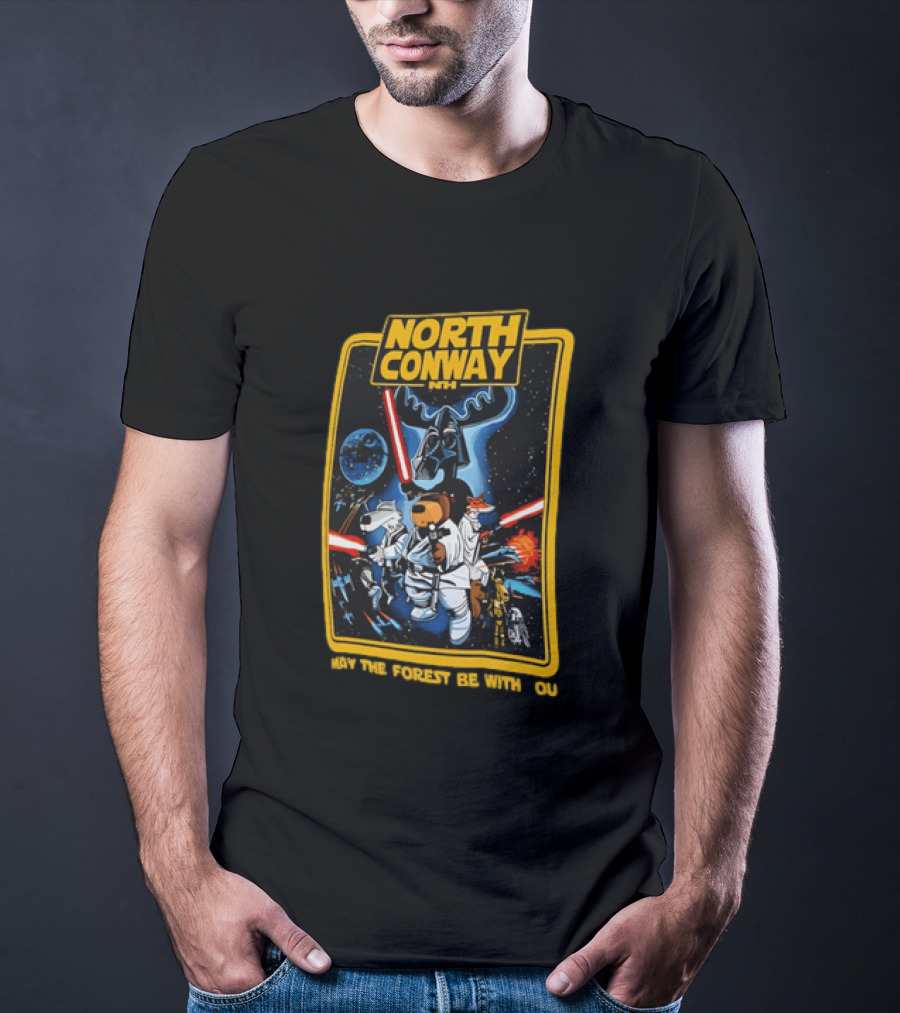 North Conway NH May The Forest Be With You Star Wars T-Shirt
