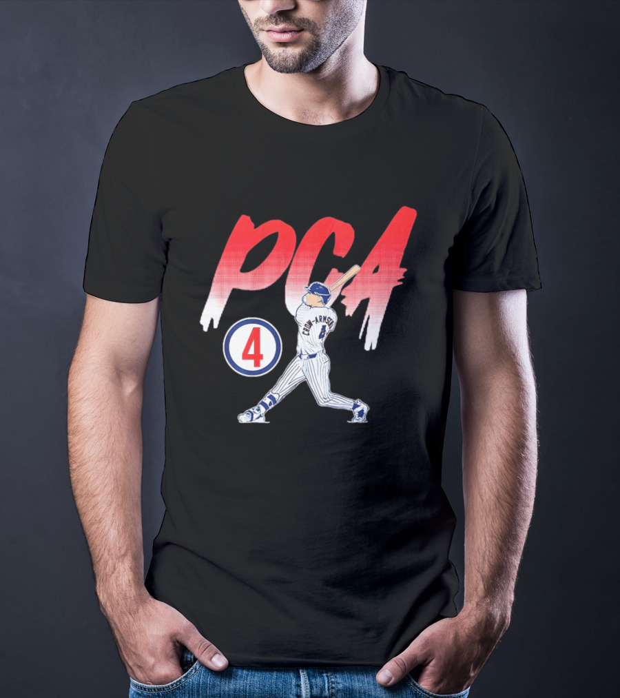 PCA Pete Crow Armstrong 04 Chicago Cubs Baseball Player Swing T-Shirt