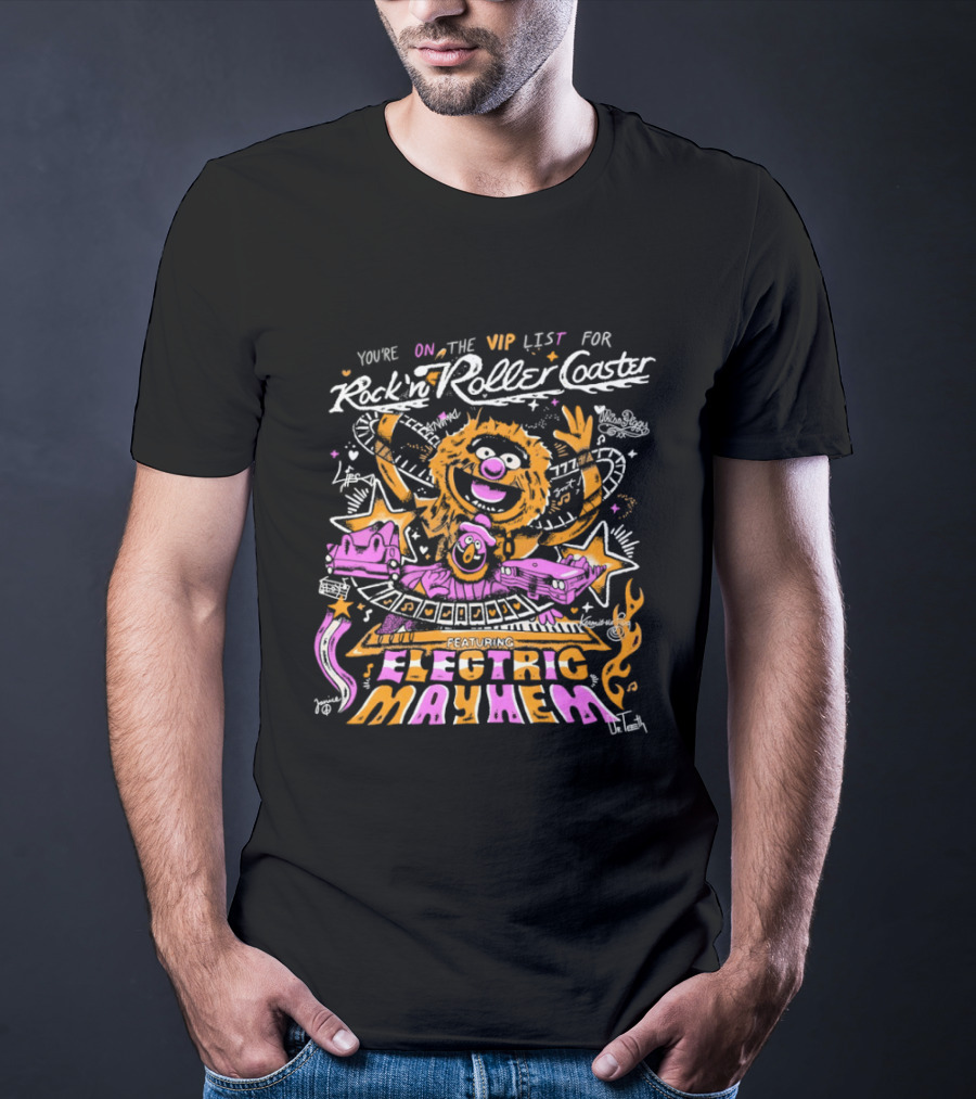 Rock 'n' Roller VIP List Featuring Electric Mayhem T-Shirt
