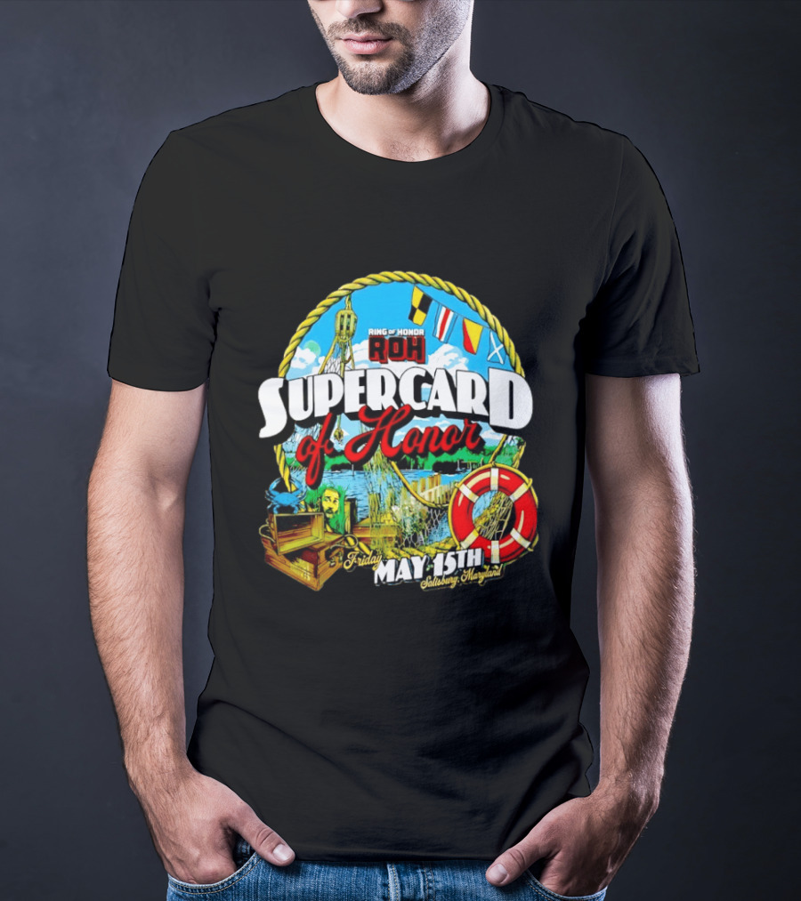 Ring Of Honor ROH Supercard Of Honor May 15th 2026 Salisbury Maryland Event Friday T-Shirt