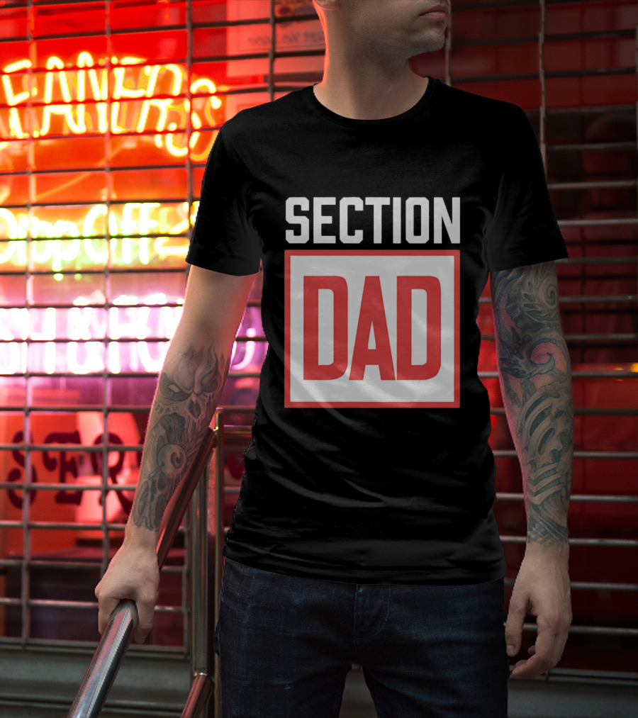 Section Dad Vintage Bold Text Block T-Shirt