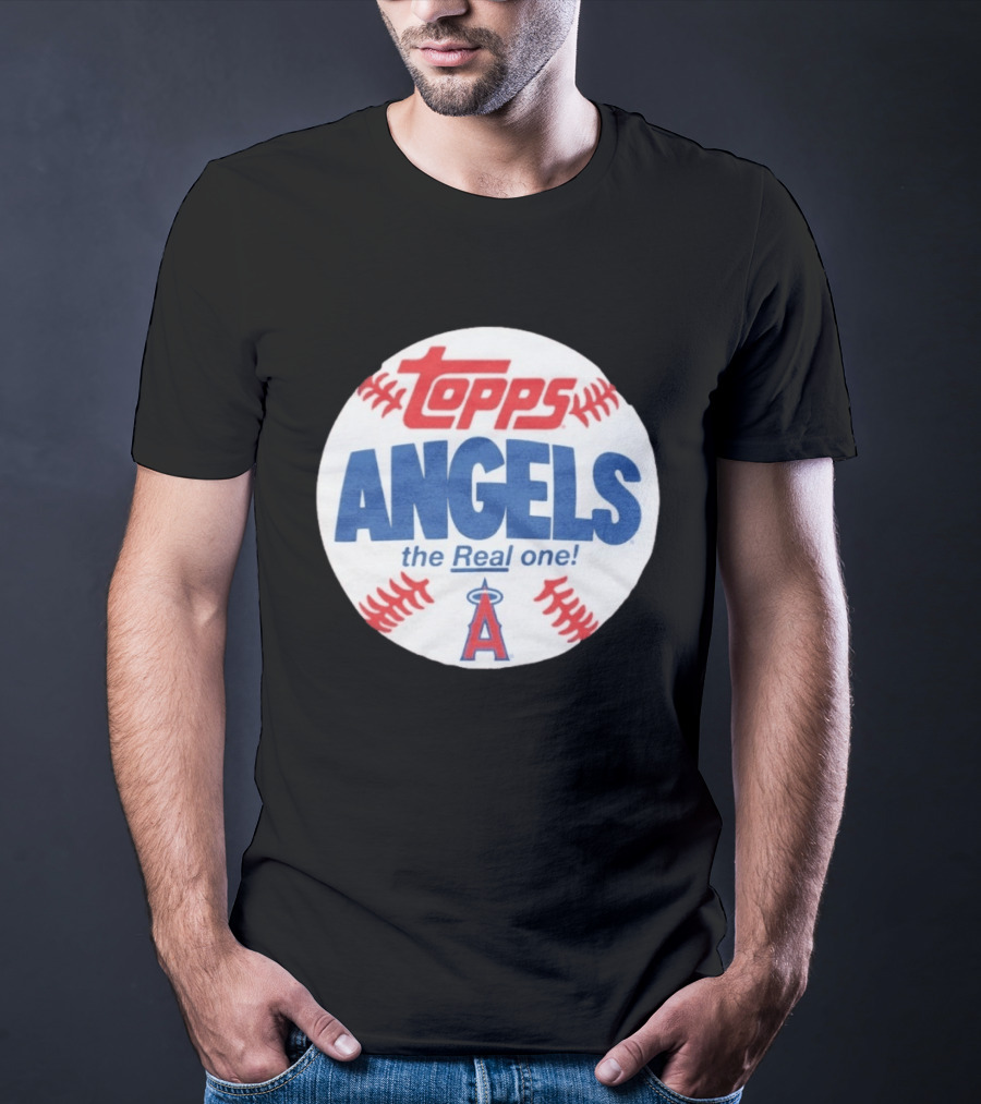 Topps Los Angeles Angels The Real One Baseball T-Shirt