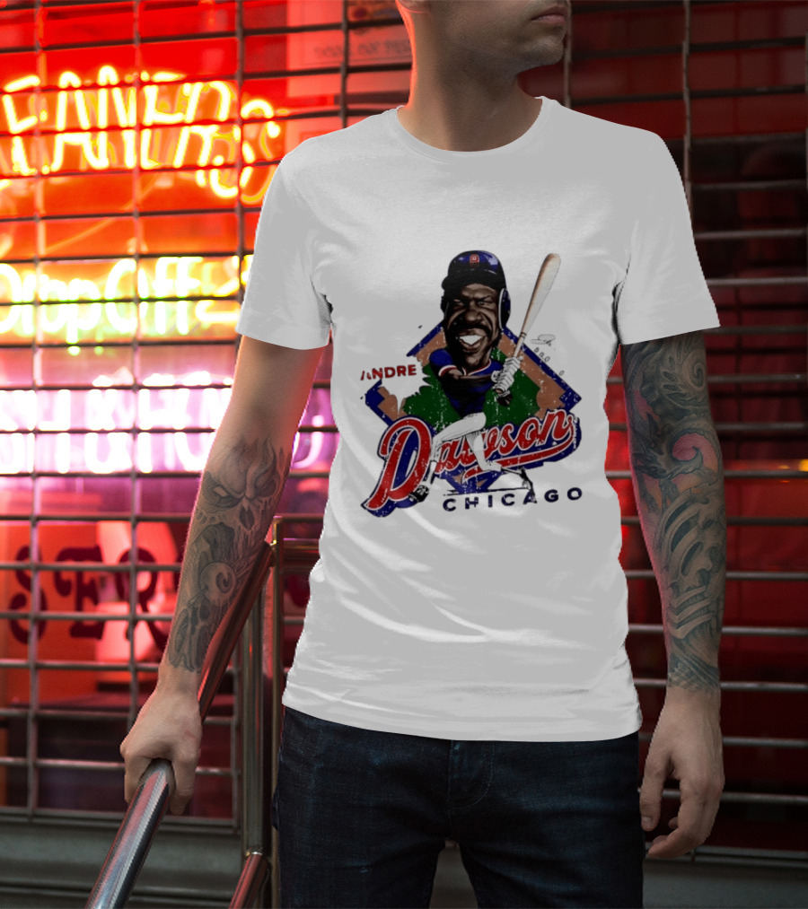 Andre Dawson Chicago Cubs Baseball Legend T-Shirt