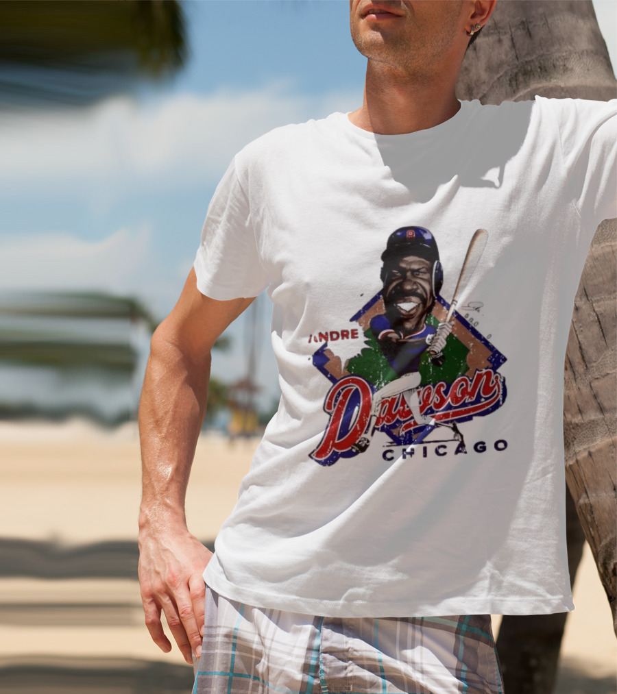 Andre Dawson Chicago Cubs Baseball Legend T-Shirt