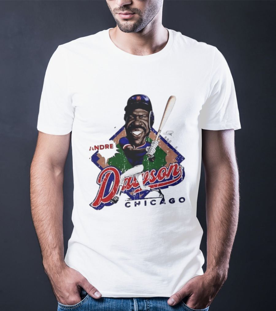 Andre Dawson Chicago Cubs Baseball Legend T-Shirt