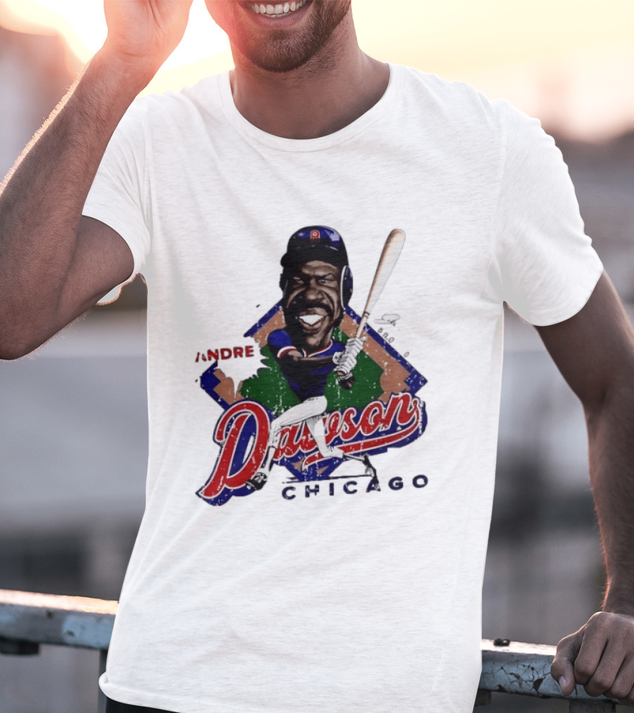 Andre Dawson Chicago Cubs Baseball Legend T-Shirt