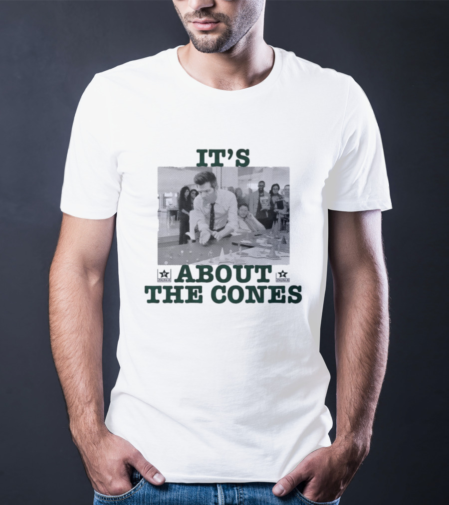 Ben Wyatt It's About The Cones Parks And Recreation Sitcom T-Shirt