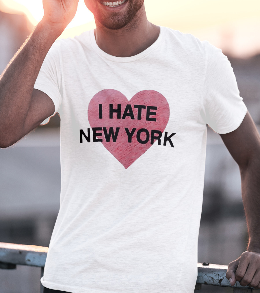 Hailey Van Lith I Hate New York Heart T-Shirt