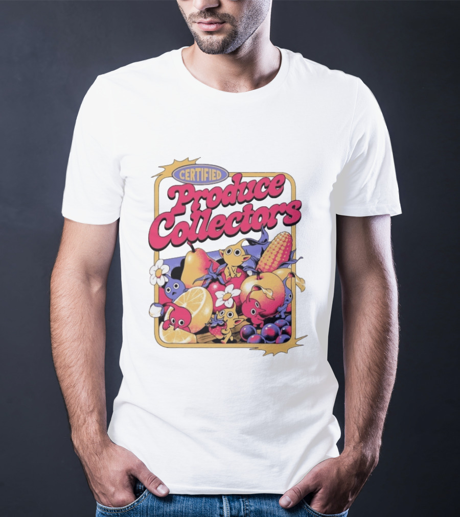 Certified Produce Collectors Pikmin Fruits And Vegetables T-Shirt