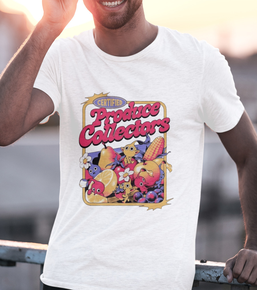 Certified Produce Collectors Pikmin Fruits And Vegetables T-Shirt