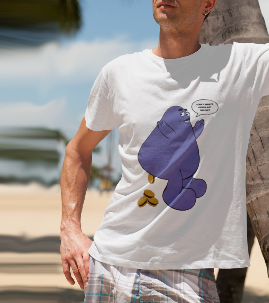 Rare AKOMPLICE GRIMACE I Can't Believe People Eat This T-Shirt