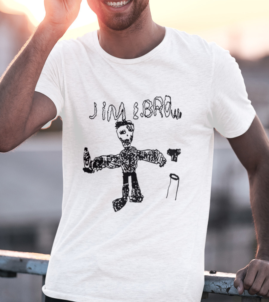 Jim E Brown 2026 Tanner Dirt Album Cover Stick Figure T-Shirt