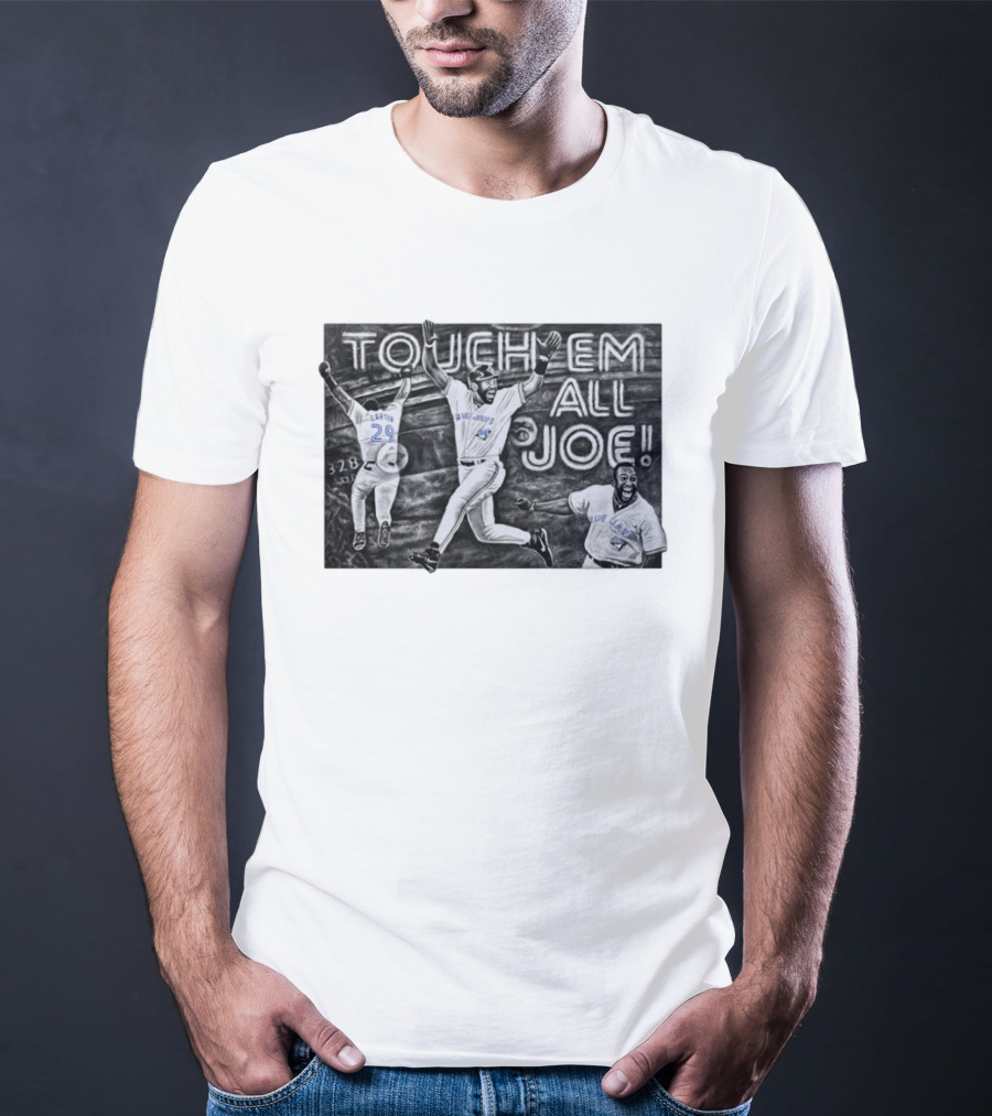 Toronto Blue Jays Joe Carter Touch Em All 29 Baseball 328 Ft T-Shirt