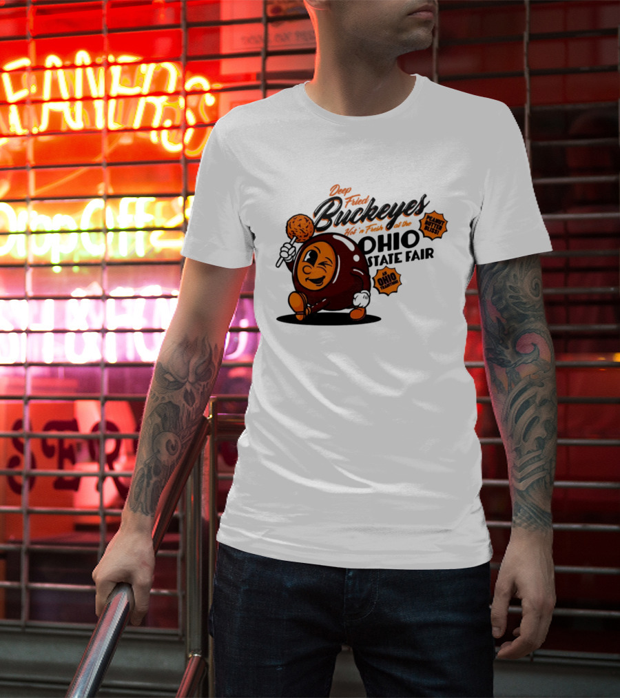 Ohio State Fair Deep Fried Buckeyes Hot'n Fresh Peanut Butter Bliss T-Shirt