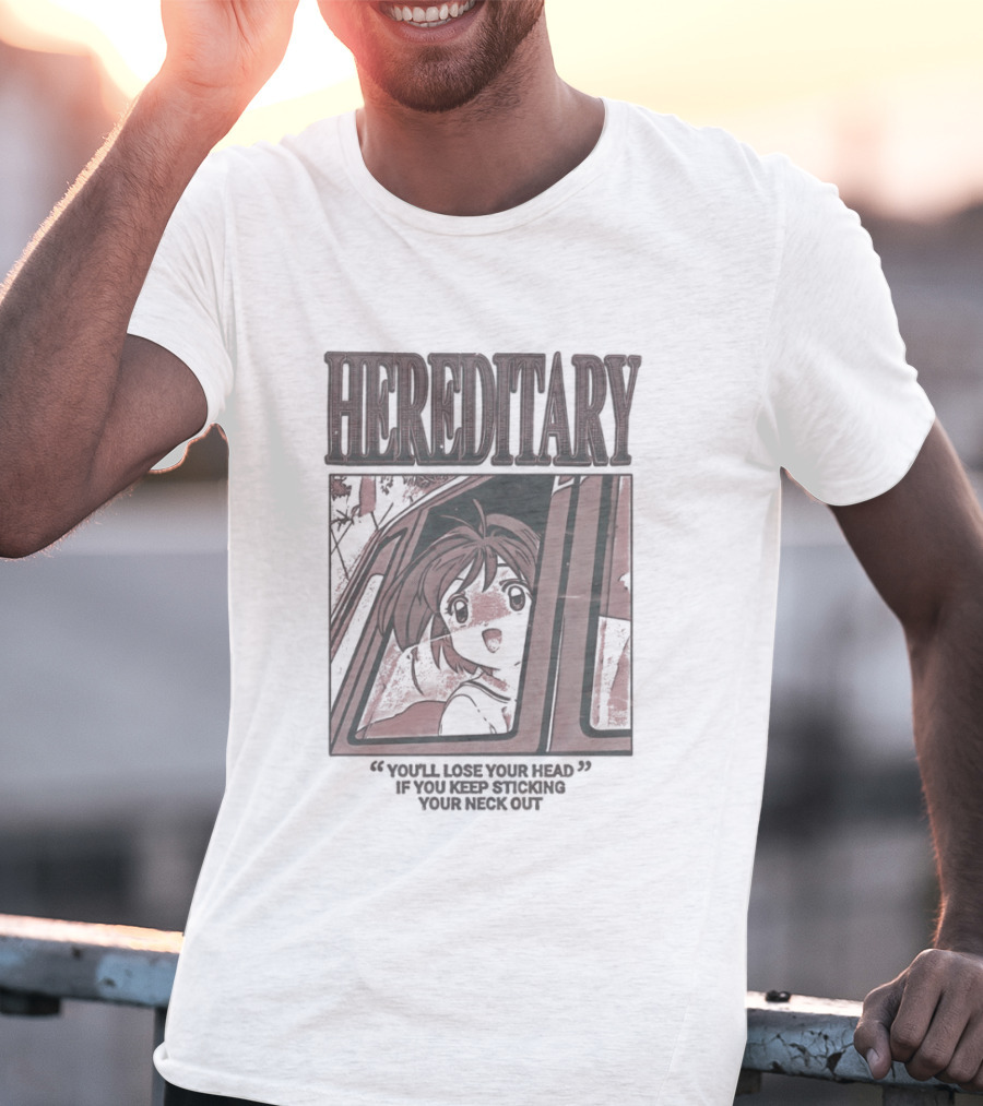 Hereditary Sakura Kinomoto Cardcaptor Sakura You'll Lose Your Head If You Keep Sticking Your Neck Out T-Shirt