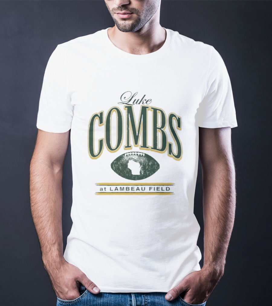 Luke Combs At Lambeau Field Wisconsin Football 2026 T-Shirt