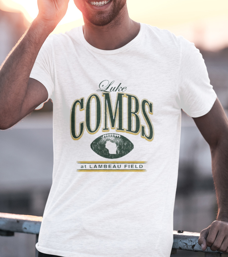 Luke Combs At Lambeau Field Wisconsin Football 2026 T-Shirt