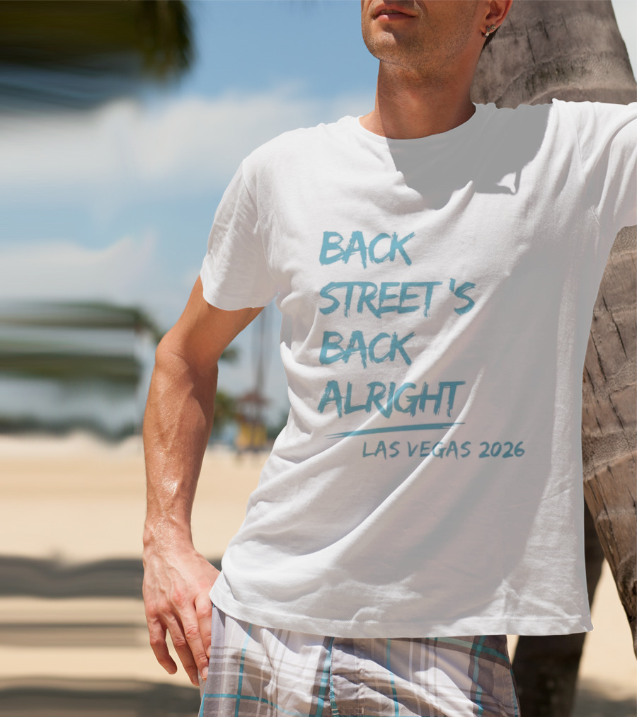 Backstreet's Back Alright Las Vegas 2026 T-Shirt
